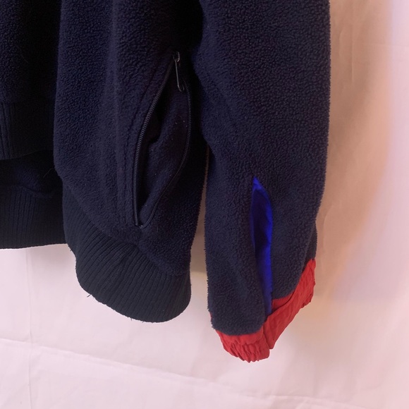 🏆Vintage Polo Sport Zip Away Hood 1/4 Zip Fleece - Picture 5 of 6